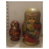 2 Russian Nesting Dolls