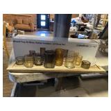 Wood Tray & Votives