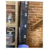 Wooden Growth Chart & Chair