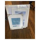 Three White Picture Frames