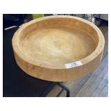 Hand carved Paulownia Bowl
