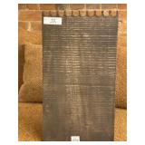 Wood Necklace Display Board