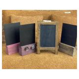 Chalkboard Holders with Chalkboards