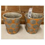 Two Terracotta Planters
