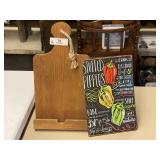 Sign & Recipe Book Holder