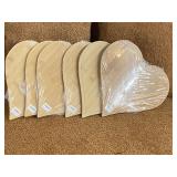 Six Heart-Shaped Cutouts