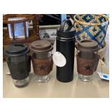 Glass Tumblers & Water Bottle