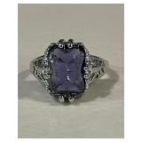 Amethyst Estate Dinner Ring