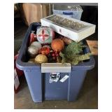 Large Tote of Holiday Items