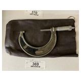 Starrett Mechanical Outside Micrometer & Pouch