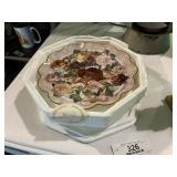 Victorian Gold Trim Collectors Plate