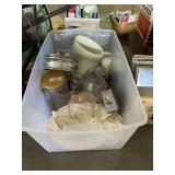 Large Tote of Kitchen Items
