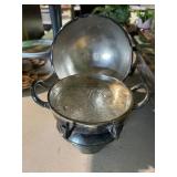Wilcox Quadruple Silver Dome Butter Dish