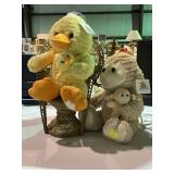 Goffa Plush & Wicker Chair