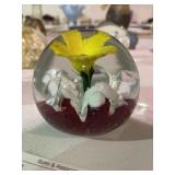 Signed Ornate Paperweight