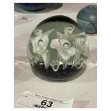 Signed Ornate Paperweight