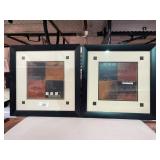Pair of Modern Framed Prints