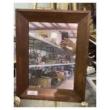Antique Framed Mirror