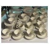 Beautiful Silver Rim Dish Set