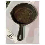 Evansville Museum Miniature Cast Iron Skillet
