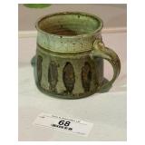 Artisan Glazed Pottery Mug