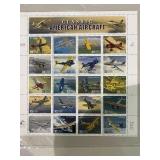 Classic American Aircraft 32 Cent Postage Stamps