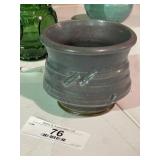 Glazed Studio Pottery Planter