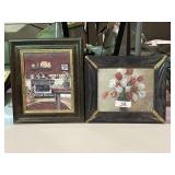2 Vintage Framed Prints