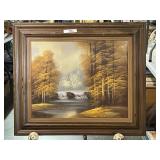 Signed Oil on Hard Board