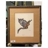 Ray Harm Screech Owl Print
