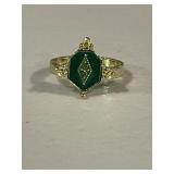 Crest Style Vintage Estate Ring