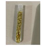 24K Gold Flakes in Bottle