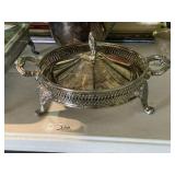 Ornate Casserole Stand & Lid