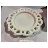 Vintage Hazel Atlas Milk Glass Plate