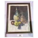 Vintage Signed Framed Artwork