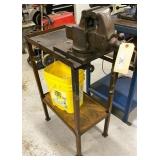4' Reed Vise w/ Steel Table