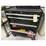 Rolling Tool Cabinet Base With Miscellaneous
