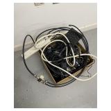 Box Of Cords And Old Keyboards