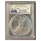 MS69 2016 American Silver Eagle Coin