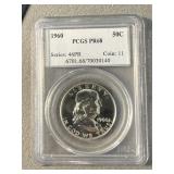 PCGS PR68 1960 Franklin Silver Half