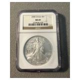 MS69 2008 American Silver Eagle