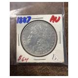1887 Morgan Silver Dollar