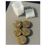 25 Sacagawea Golden Dollars