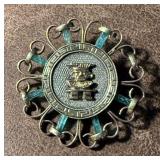 Mid-Century Peruvian Tumi Brooch Pendant