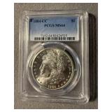 MS64 1884-CC Morgan Silver Dollar