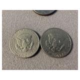 12 Early 1970's Kennedy Halves