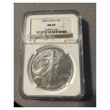MS69 2005 American Silver Eagle Coin