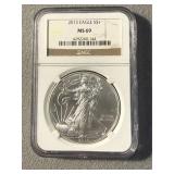 MS69 2013 American Silver Eagle Coin