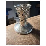 Sterling Art Nouveau Trumpet Vase Frame