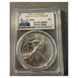 MS69 2016 American Silver Eagle Coin
